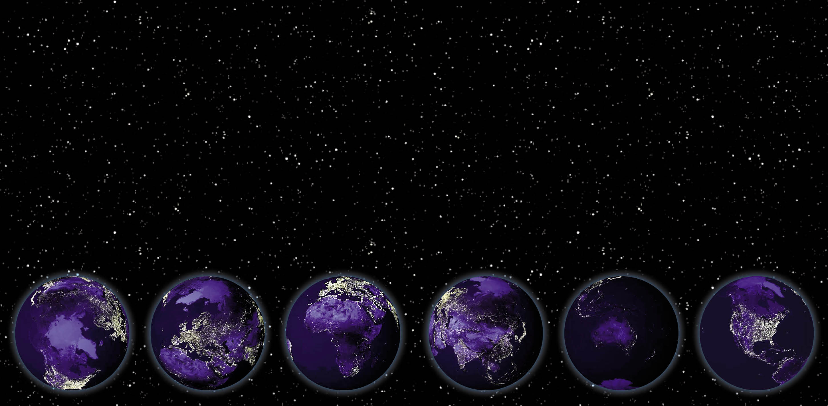 Captured in Space: Nighttime on Planet Earth
